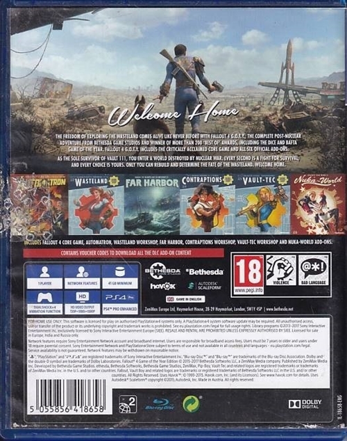 Fallout 4 GOTY - PS4 (B Grade) (Genbrug)